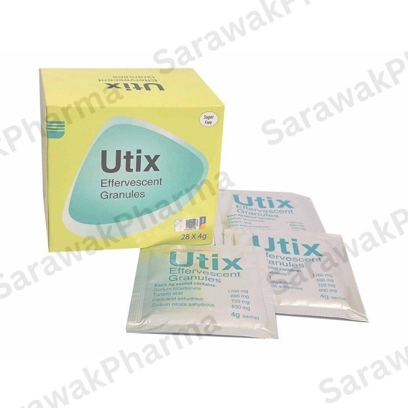 Utix Effervescent Granules 4g × 28's Sachets - One Box | Shopee Malaysia
