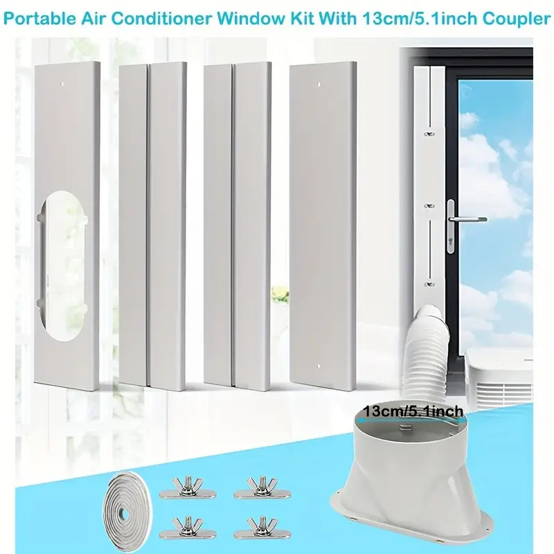 Portable Air Conditioner Window Kit, Universal Sliding AC Window