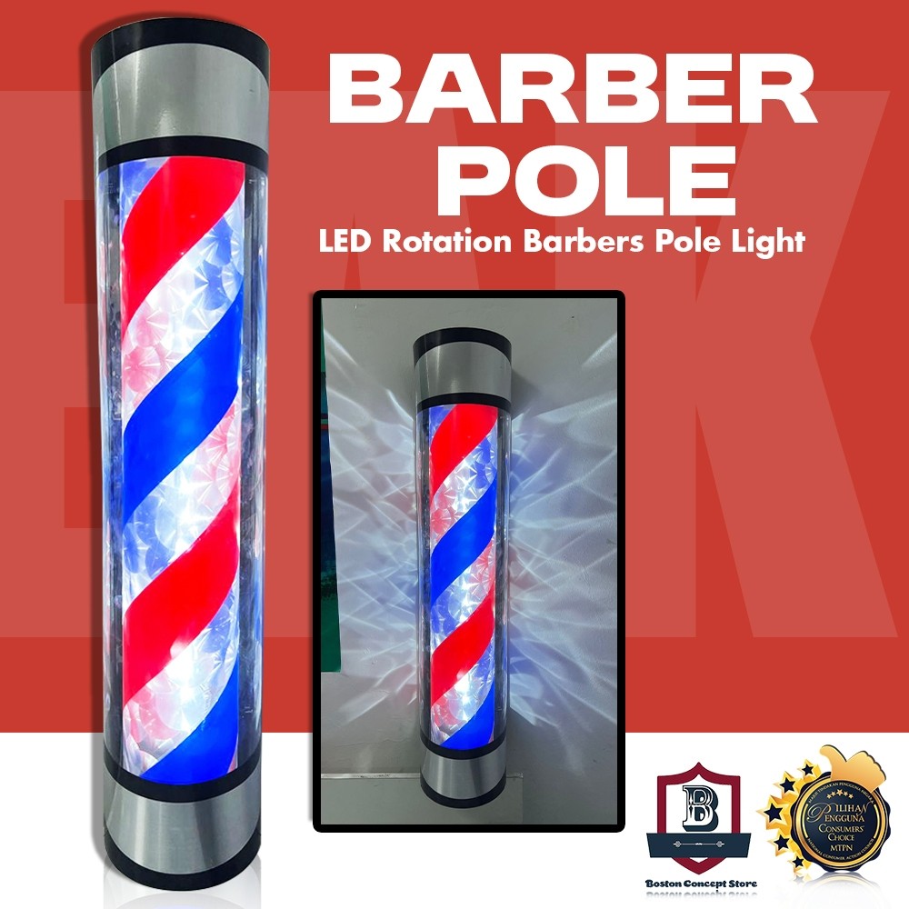 LED Rotation VGR Barbers Pole Light Outdoor Saloon Rotating ...