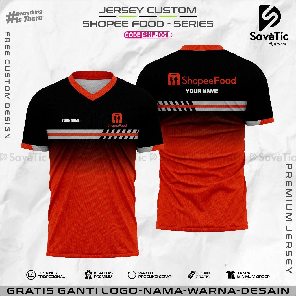 Shopee Food Tshirt Microfiber Jersey Limited Edition | Shopee Malaysia