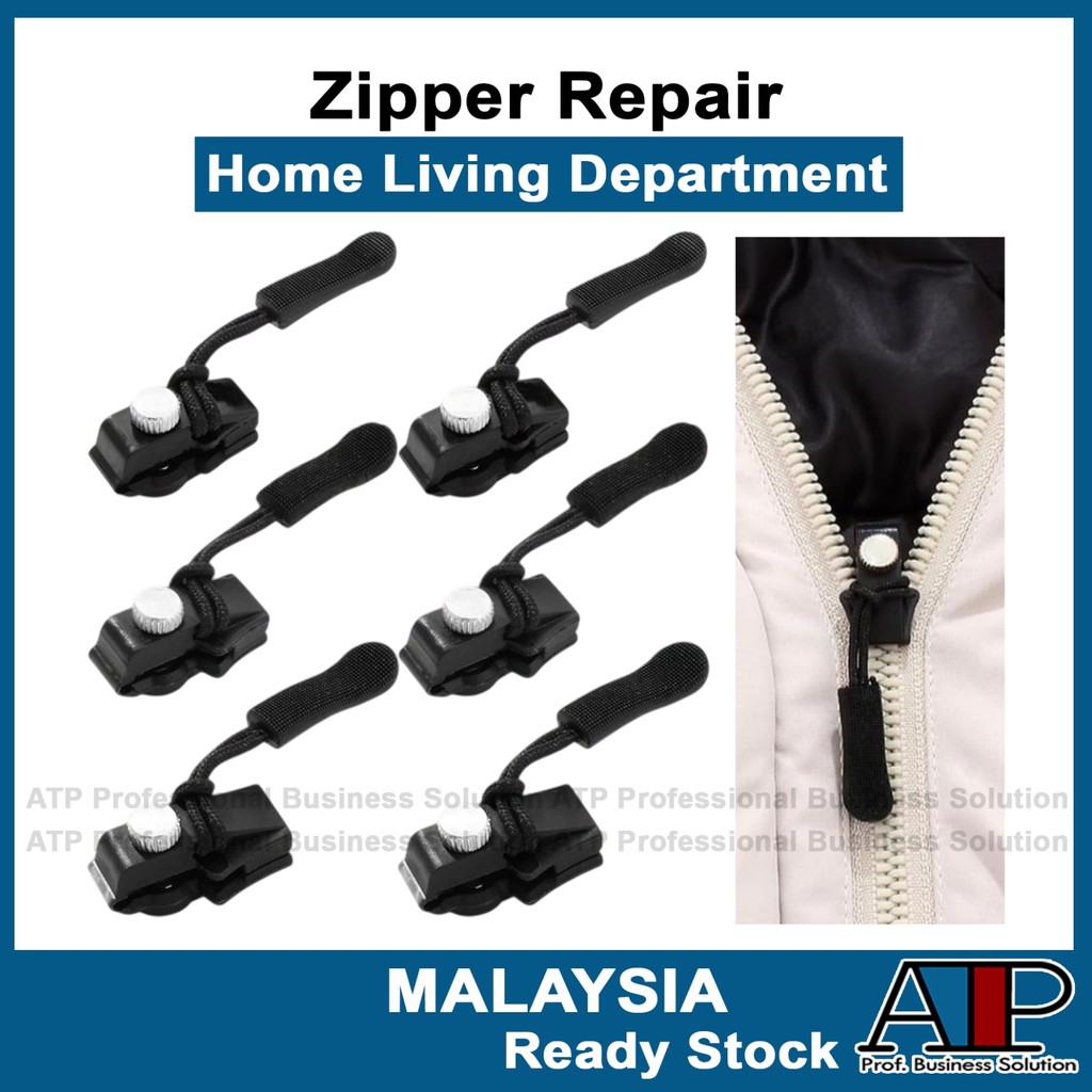 Pembaikan Zip Universal Replacement Metal Zipper Accessories Zipper ...