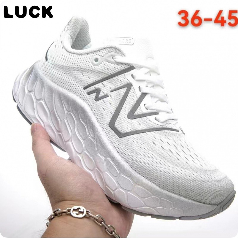 Fresh Foam X more V4 Platform breathable running shoes for men | Shopee ...