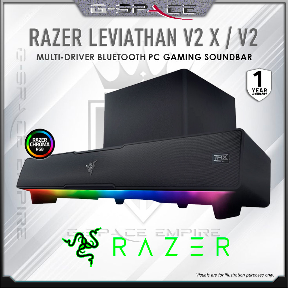 Razer Leviathan V2 / Leviathan V2 X Multi-Driver Bluetooth PC Gaming ...