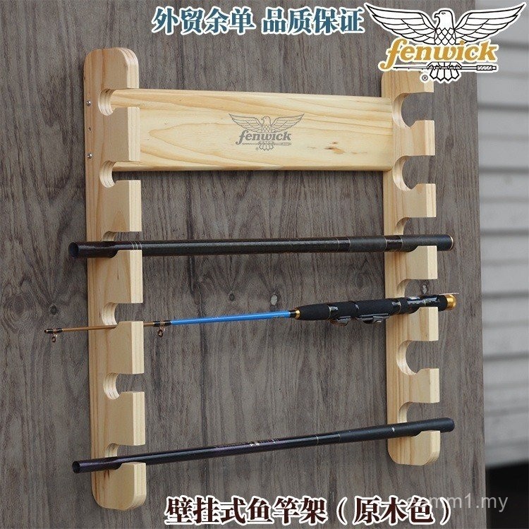 Fishing Rod Display Rack Simple Wall-Mounted Position Storage Rack Hand ...