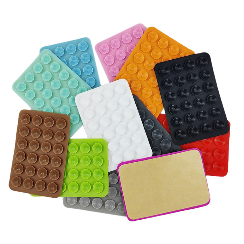 [NAY] Rectangle Silicone Suction Cup Phone Mount Mini Suction Sticker ...