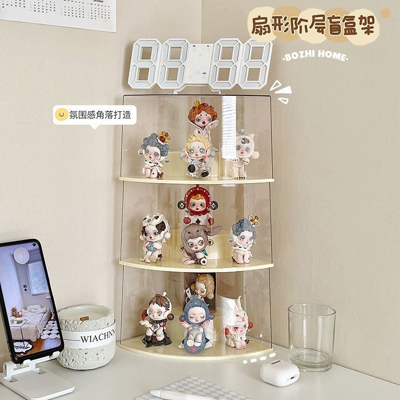 Display rack Corner Pop Mart Display Box Mystery Box Display rack ...