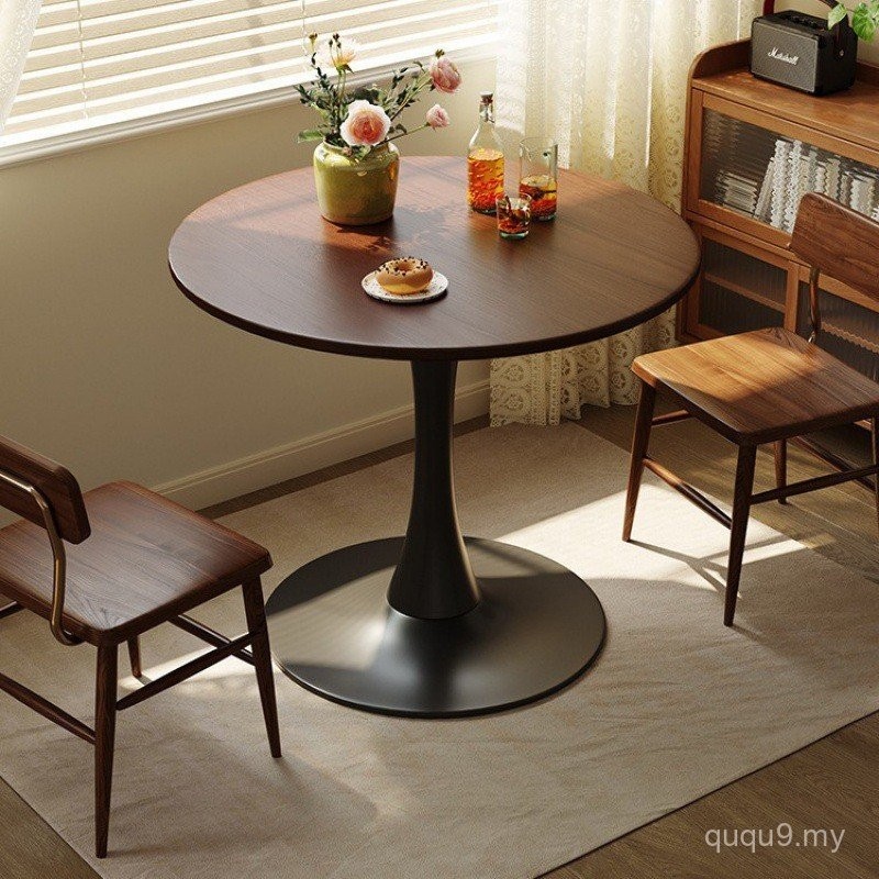 Nordic Tulip Round Table Simple Casual Negotiation Table Cafe Milk Tea ...