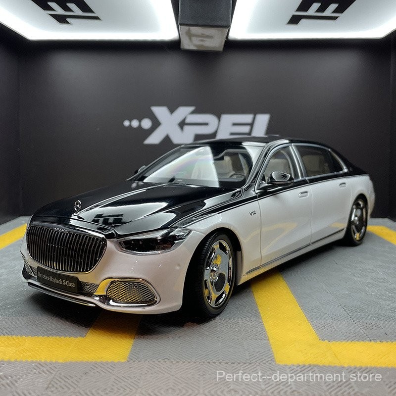 Ar Similar to Mercedes-Benz S680 McBach W223 Rear Wheel Steerable 1/18 ...