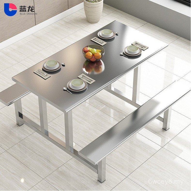 304 Stainless Steel Fast Food Table School Student Canteen Factory ...