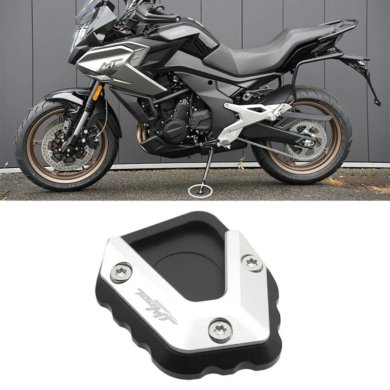 Zijstandaard Verlengplaat Motorfiets Zijstandaard Pad Voor CFMOTO 700MT