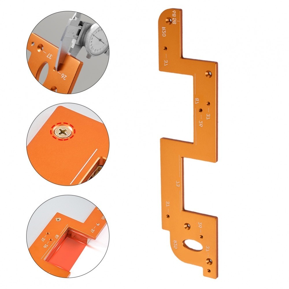 User Friendly Cabinet Handle Template with Built in Precision ...