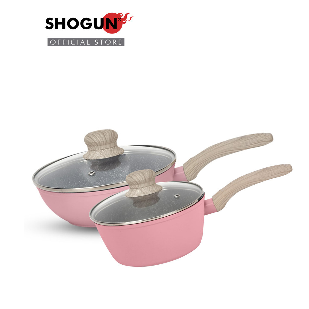 Shogun Mini Ceragan Ceramic Set: 20cm Non-stick Wok with Glass Lid, 1 ...