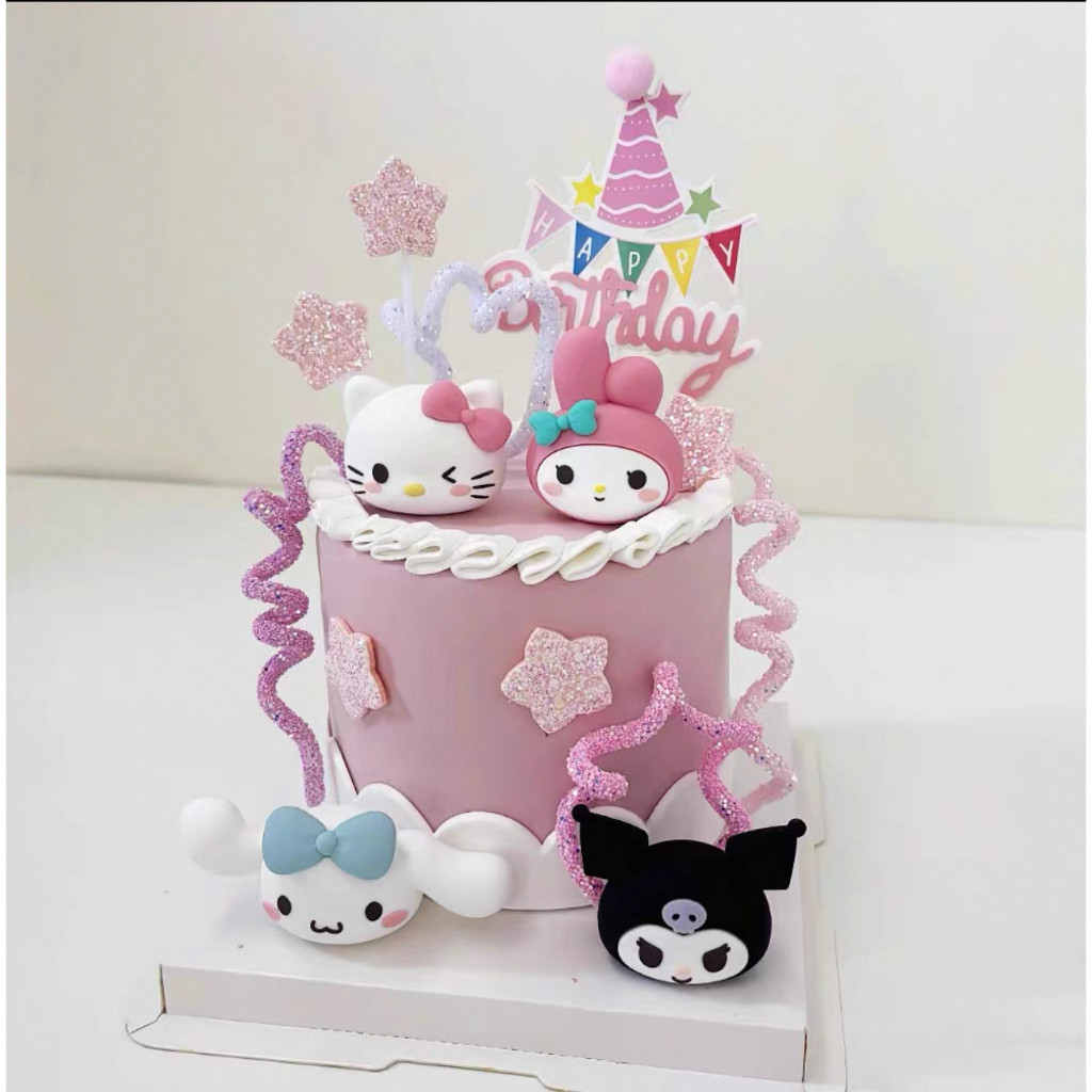 Birthday cake ACCESSORIES sanrio hello kitty melody Theme cinamorroll ...