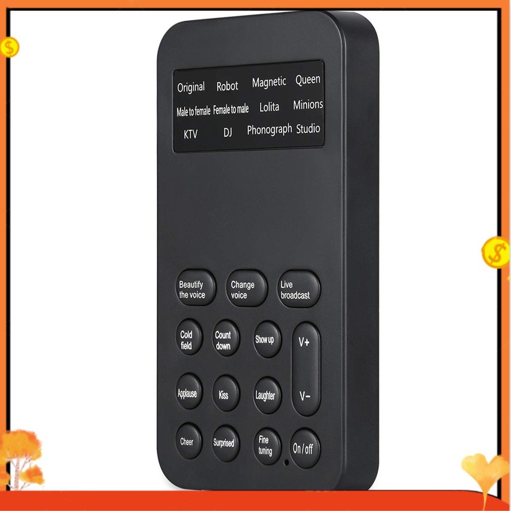 Voice Changer Handheld Microphone Voice Changer with Sound ...