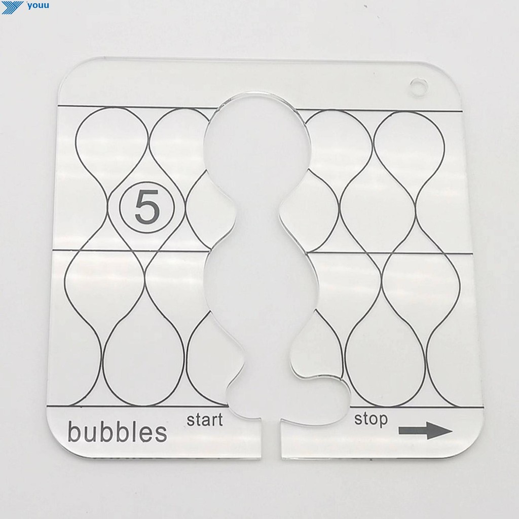 Template Cutting Ruler Set Sewing Tailor Ruler Template Acrylic Ruler ...