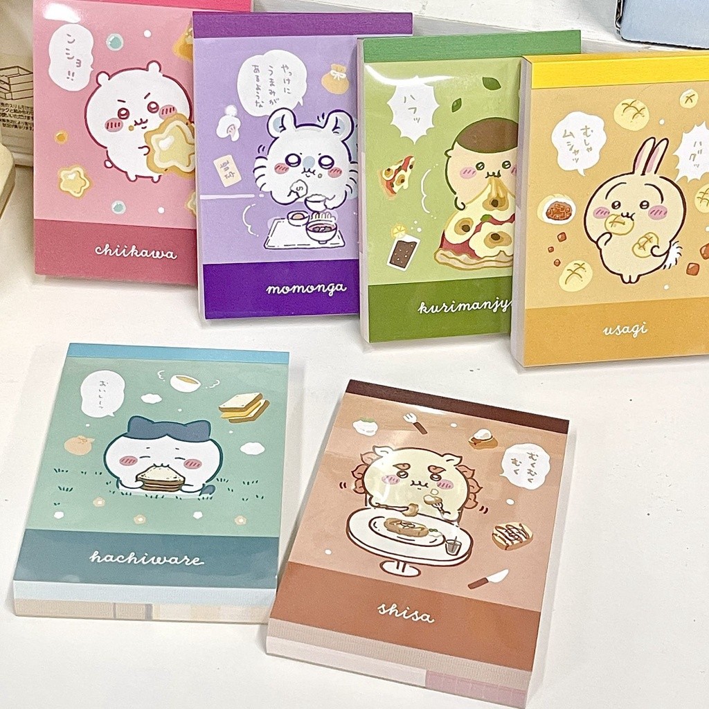 60 Sheets Chiikawa Tearable Memo Notepad Non-adhesive Cartoon Self ...