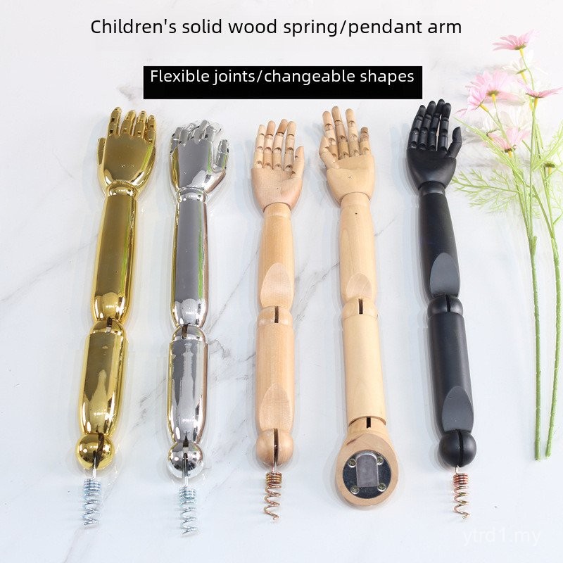 Clothing Bust Model Props Ladies Men Wooden Arm Movable Joint ...