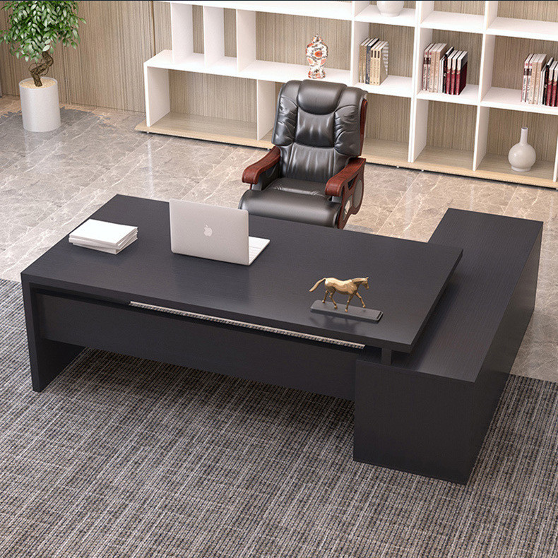 Office Desk and Chair Combination Simple Modern Boss Desk Office ...