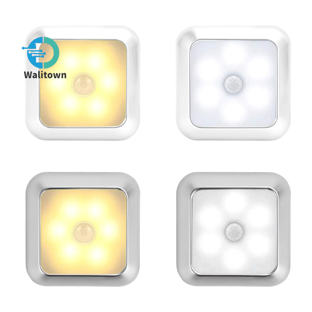 Human Body Infrared Motion Sensing Light Magnetic LED Bedside Wardrobe ...