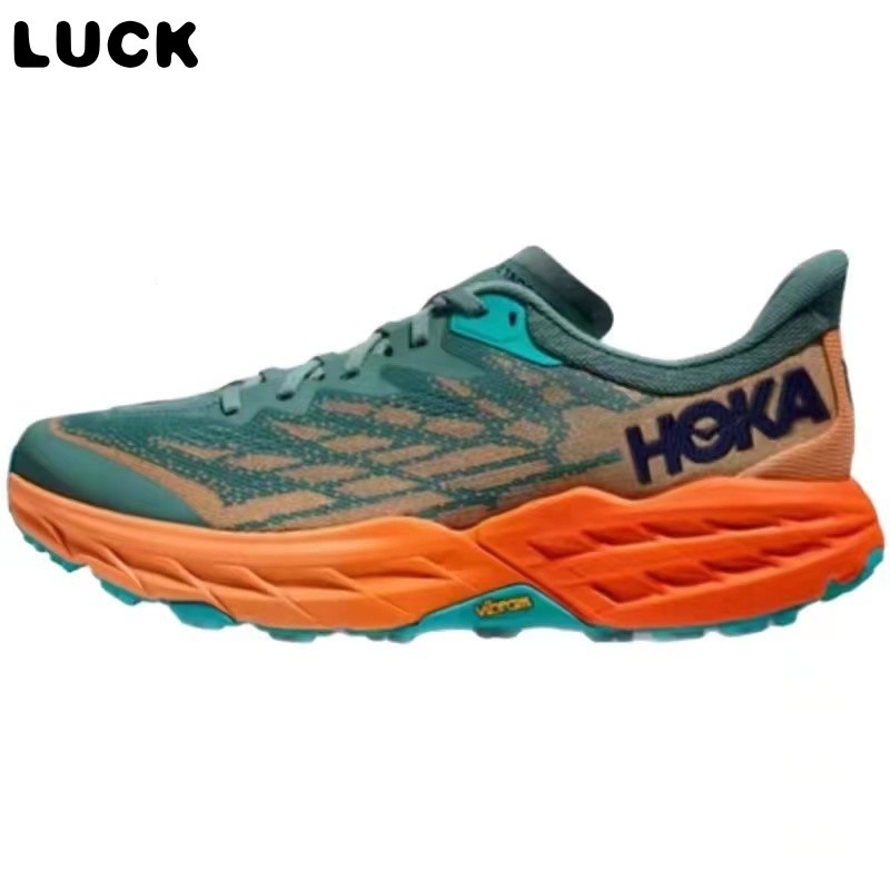 Shocking price！HOKA ONE ONE Speedgoat Men OutDoor Training Sport Running  Shoes Color Red Blue Grren Shock Absorbing Road Running - Main Image