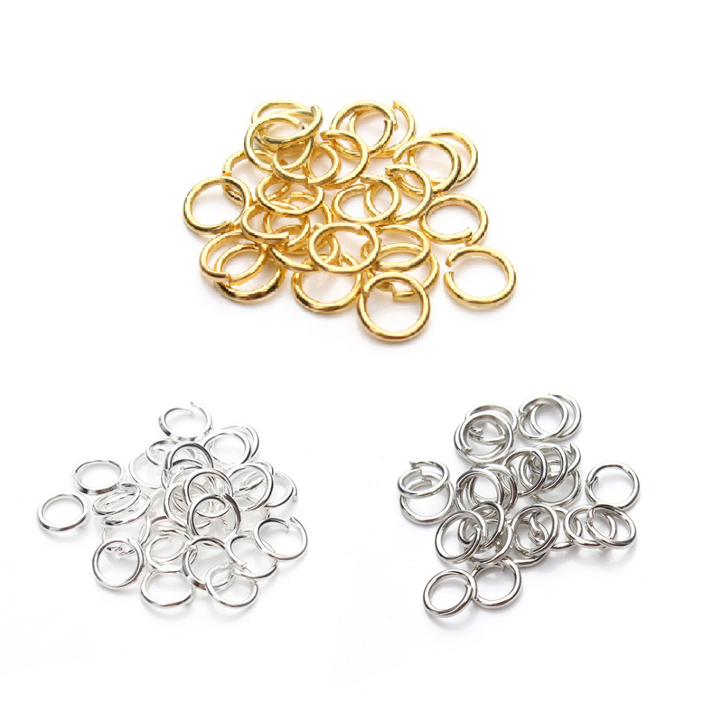 Jump Rings for Jewelry Making 开口圈 Open Jump Rings for Earrings and ...