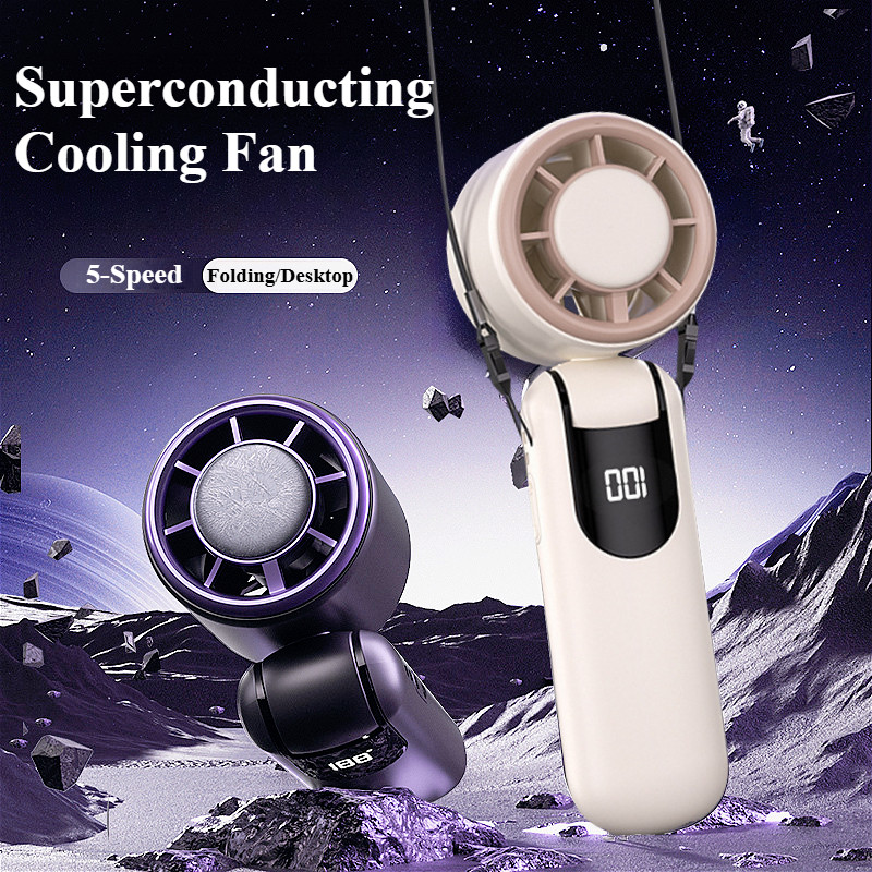 High-speed Semiconductor Refrigeration Super Cool Handheld Fan 100 ...