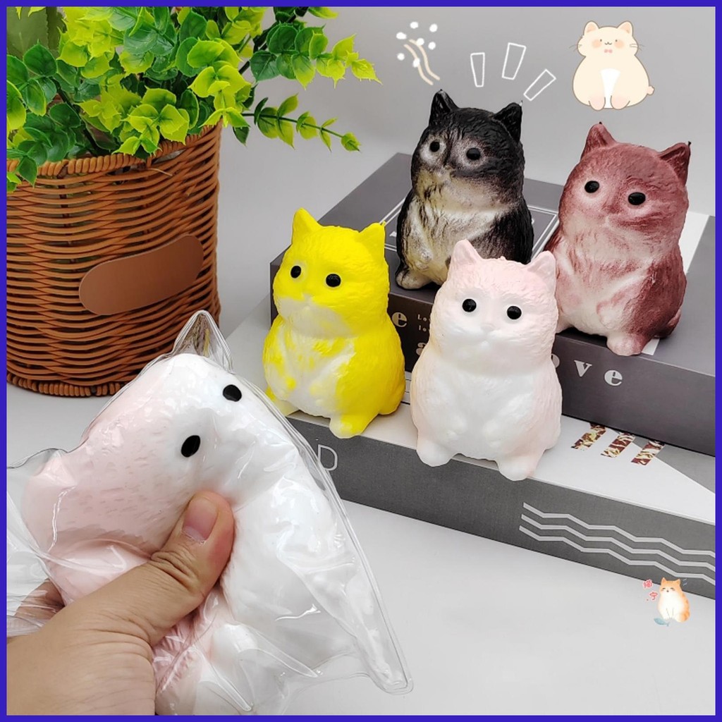 Slow Rising Stretchy Toys Elastic Cat Stress Relief Toys Stress