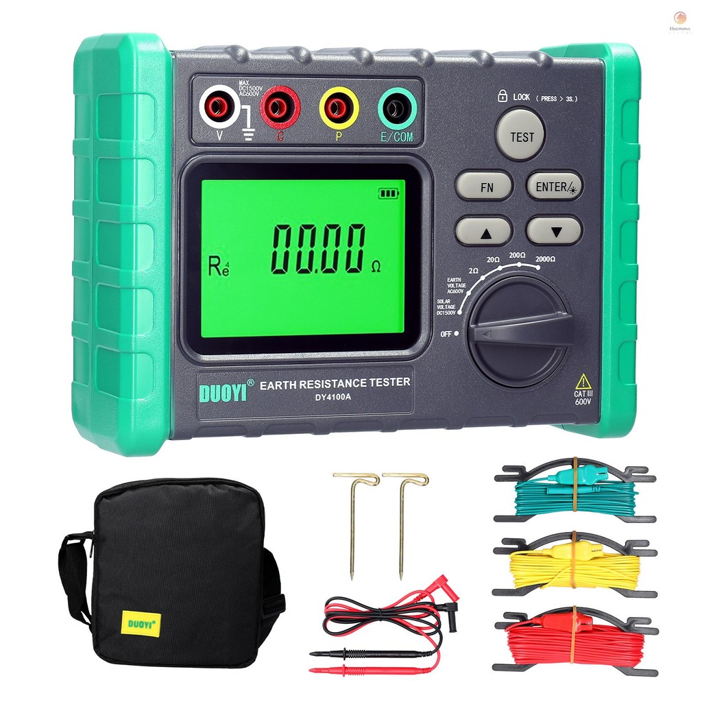 High Accurancy Digital Display Grounding Resistance Tester Multi-Gear ...