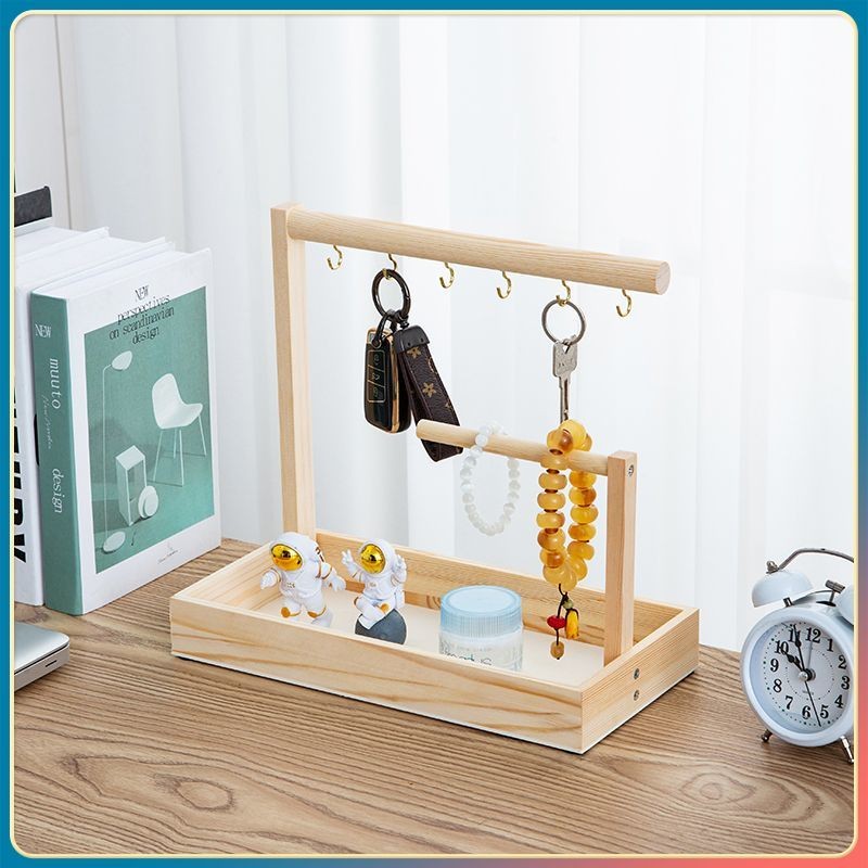 Japanese Jewelry Rack Key Hanger Entrance Rack Multifunctional Shelf ...