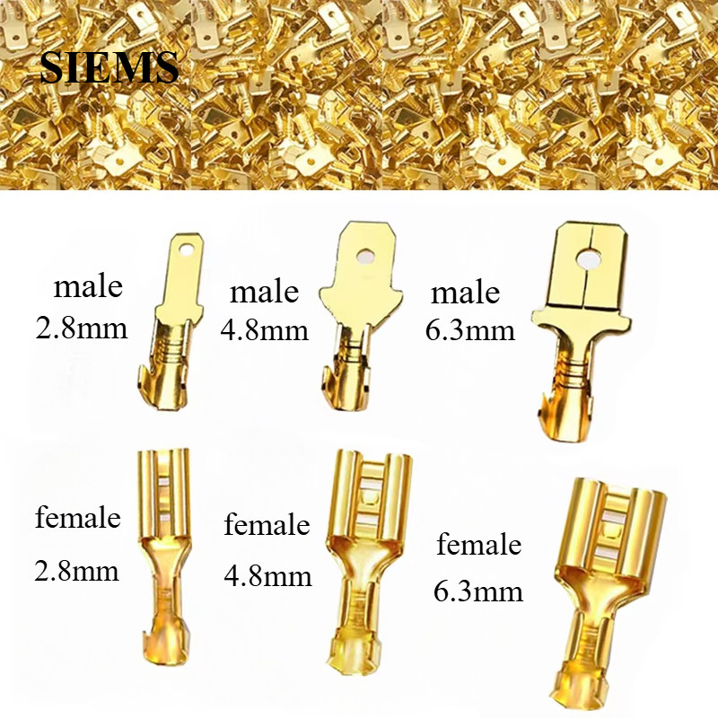 Kit Connettori Elettrici A Crimpare | Feruli Isolate 2.8/4.8/6.3mm | Per Auto E Casa - Foto 3