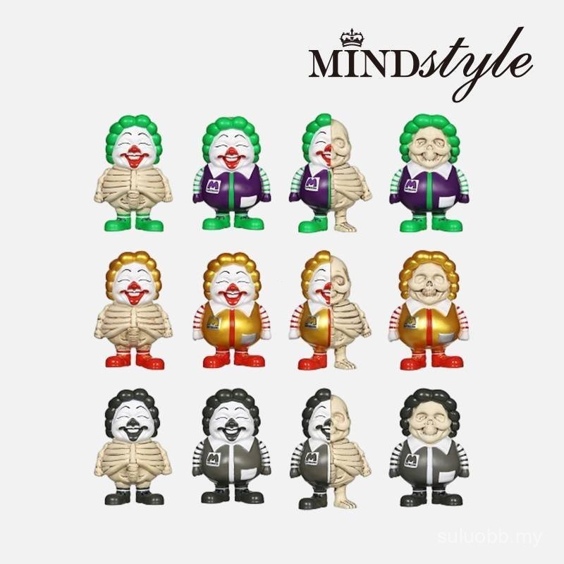 MINDstyle Ron English Ronald McDonald action figures, blind box series ...