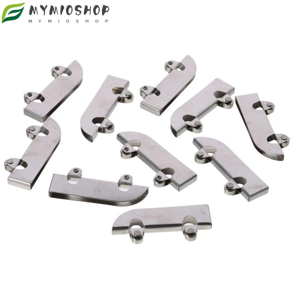 mioshop-10pcs-glass-wheel-pulley-clamp-stainless-steel-silver-sliding