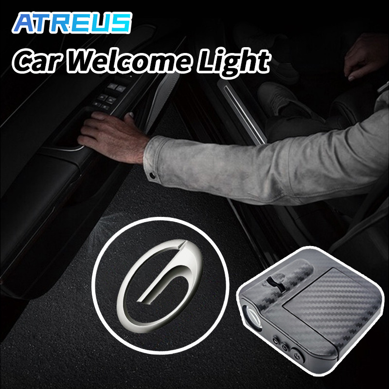 GAC GS3 Emzoom Wireless Welcome Light Carbon Fiber Car Door Light Night ...
