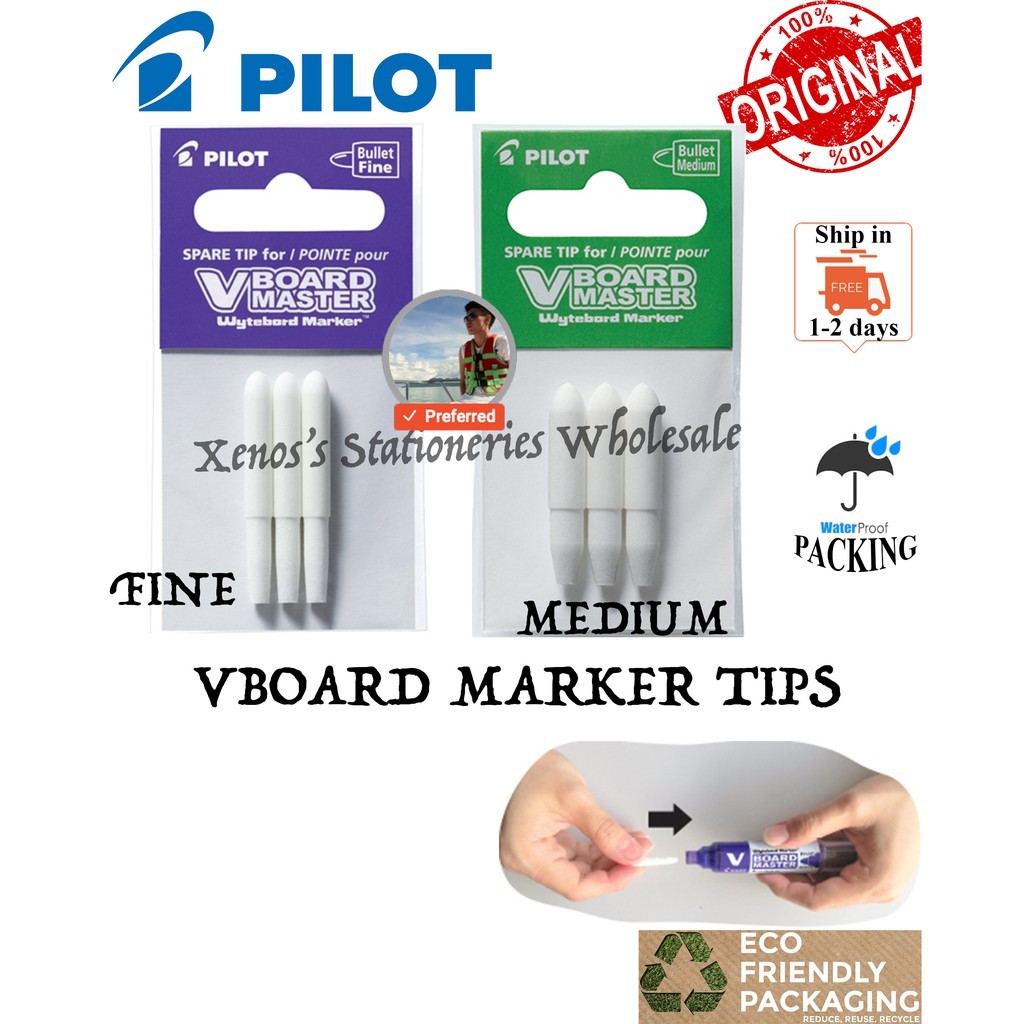 PILOT VBOARD MARKER TIP / PILOT VBOARD MARKER SPARE TIP (READY STOCK ...