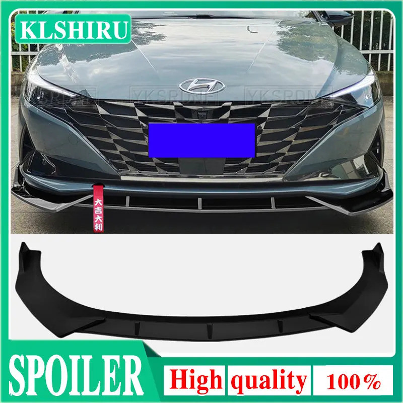 For Hyundai 7Th Elantra Avante CN7 2020 2021 2022 Front Spoiler Front ...