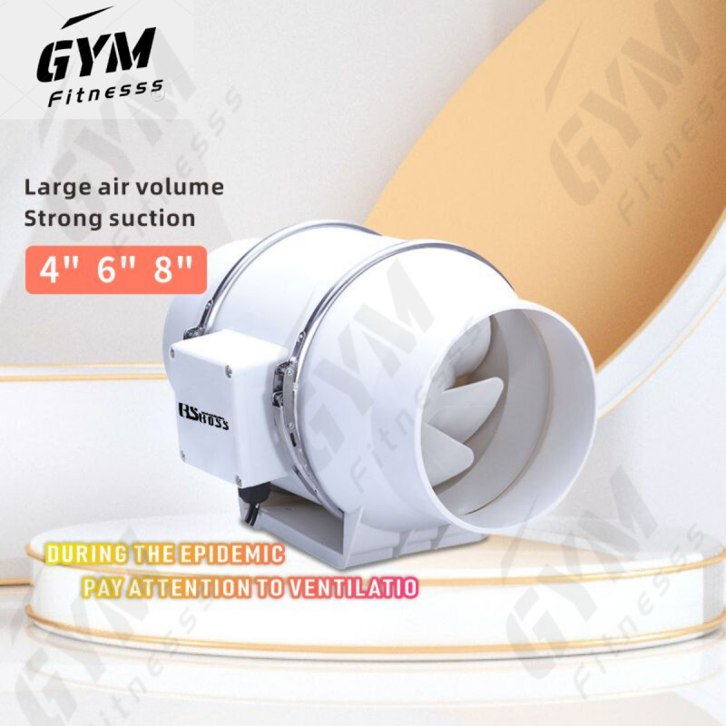 4/6/8 inch diagonal flow pressurized duct fan Exhaust Fan Ventilation ...