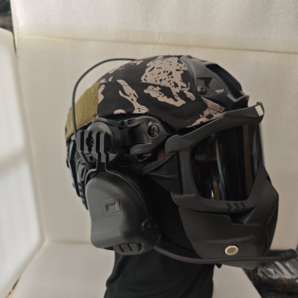 Tactical FAST Helmet Single Tube Night Vision Model Bluetooth Headset ...