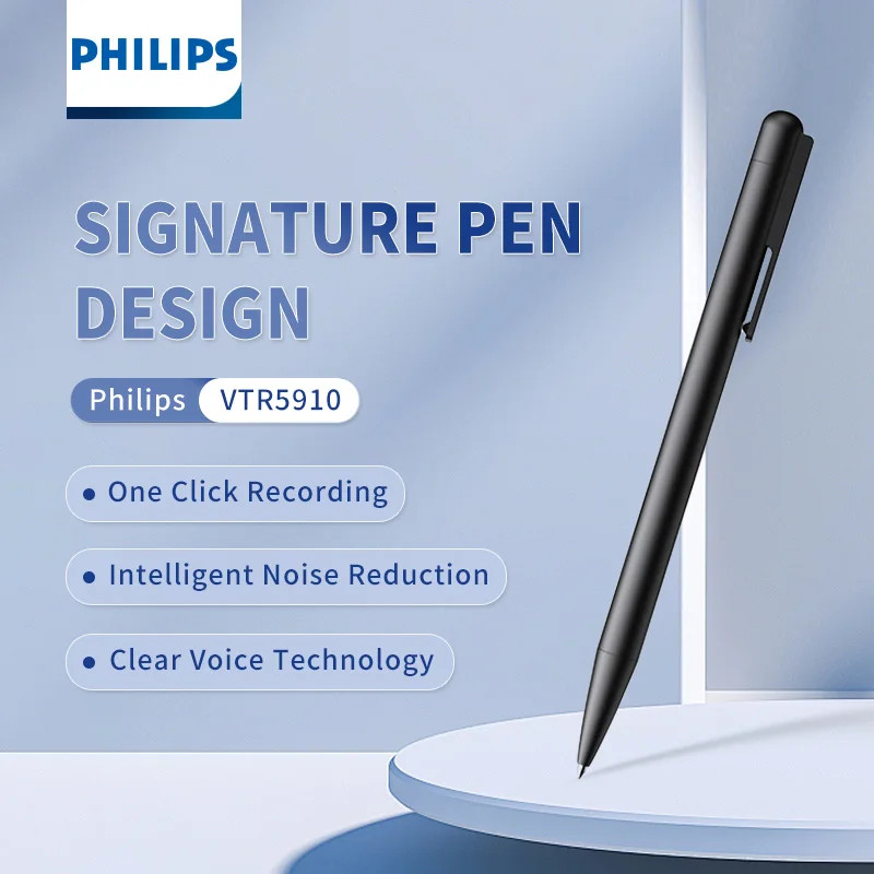 Philips Original Voice Recorder16/64GB Smart Recording Pen (VTR5910 ...