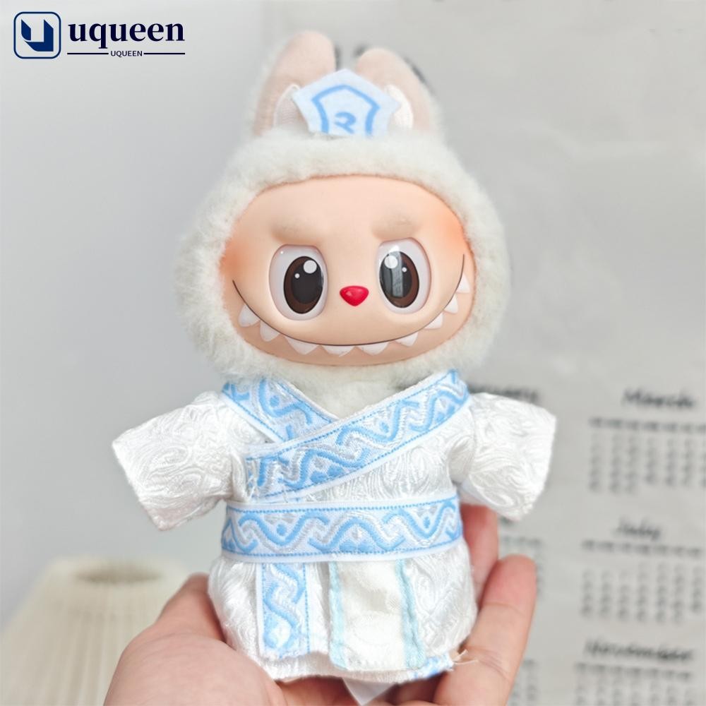 UQUEEN Miniature Hanfu Ancient Style Set for 17cm Labubu Dolls Cute DIY ...
