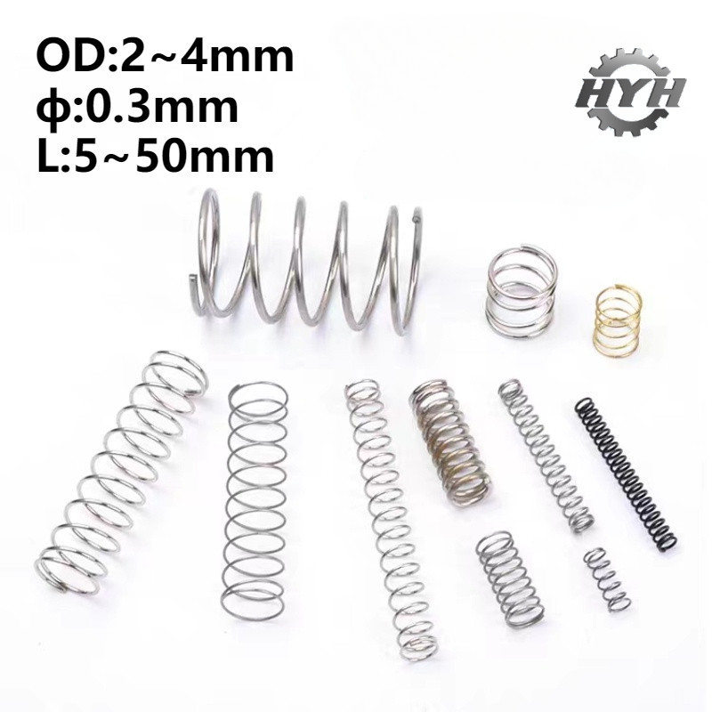[HYH] Sus304 Pressure Spring d0.3mm Pressure Spring Small Spring ...