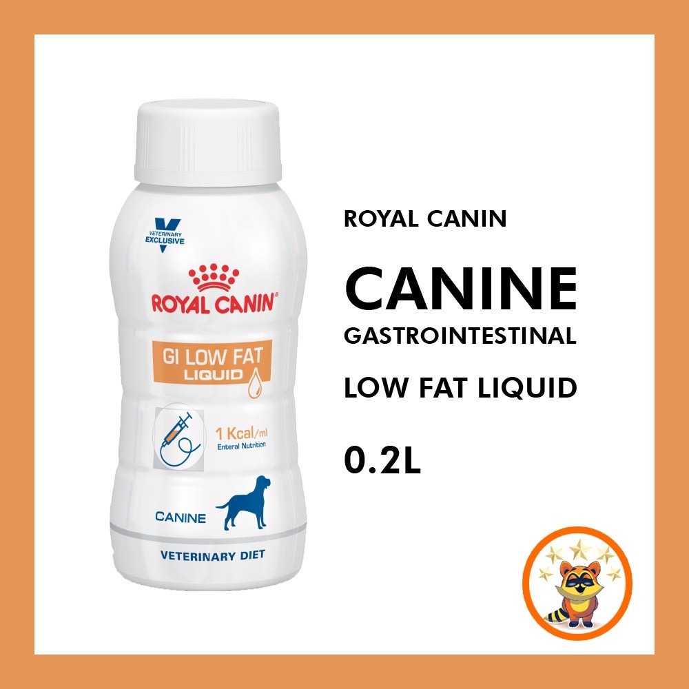 ROYAL CANIN GI LOW FAT LIQUID 200ml（Canine Gastrointestinal Low 