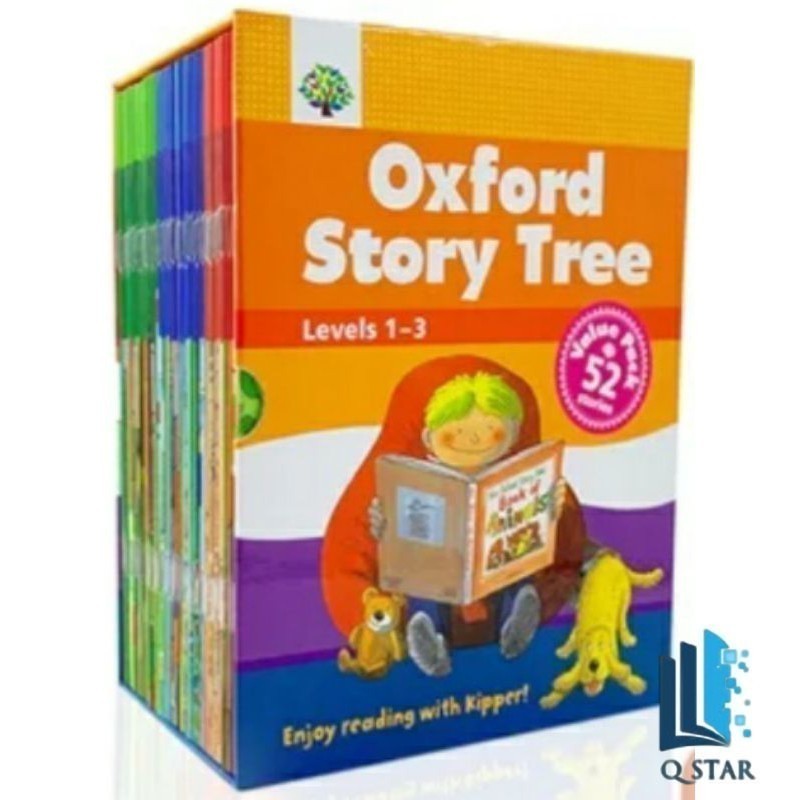 Oxford Story Tree (Level 1-3) Early Learning Kids Story Books (52 Books ...