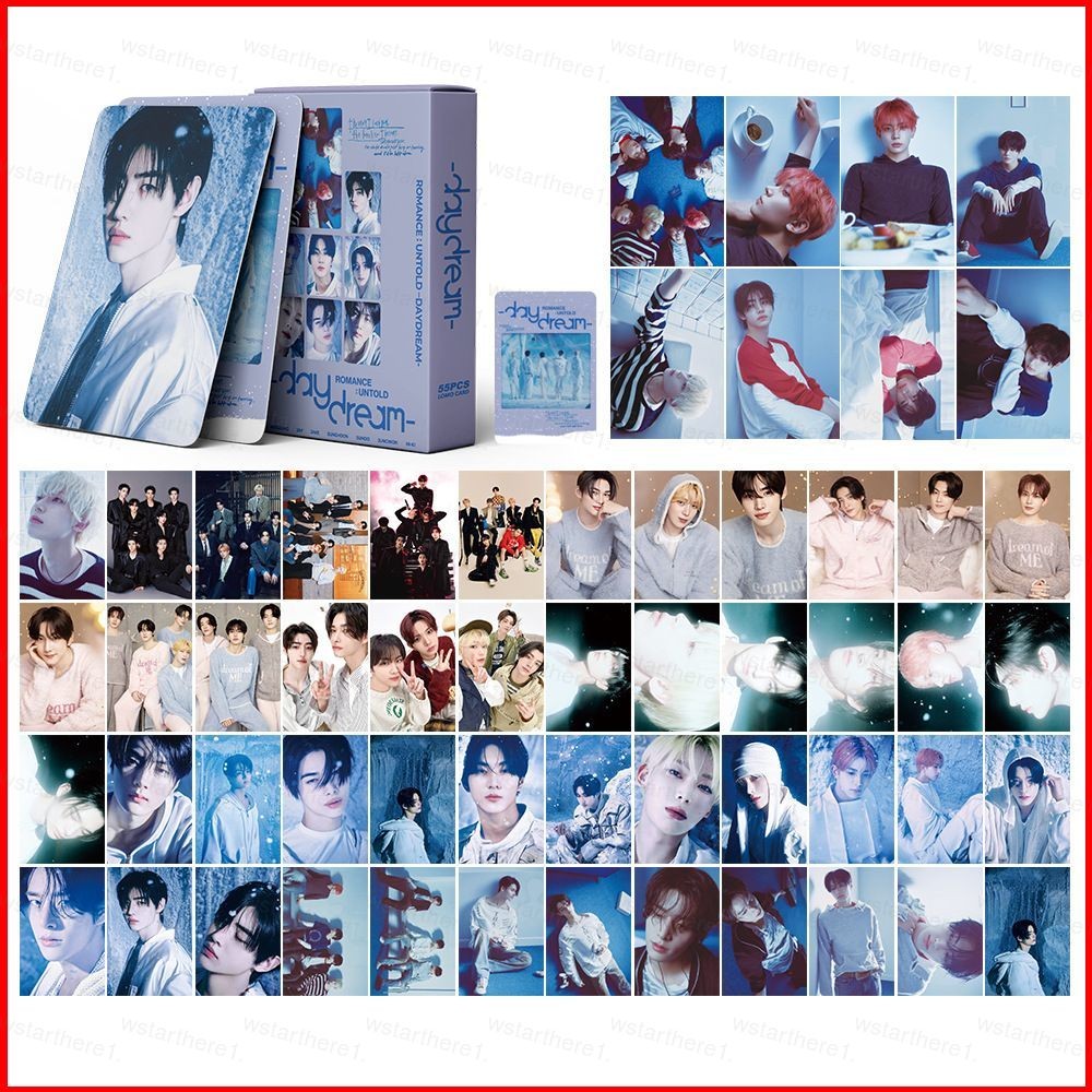 Photo Album Scrapbook 55-Piece ENHYPEN Photocard Set - K-Pop