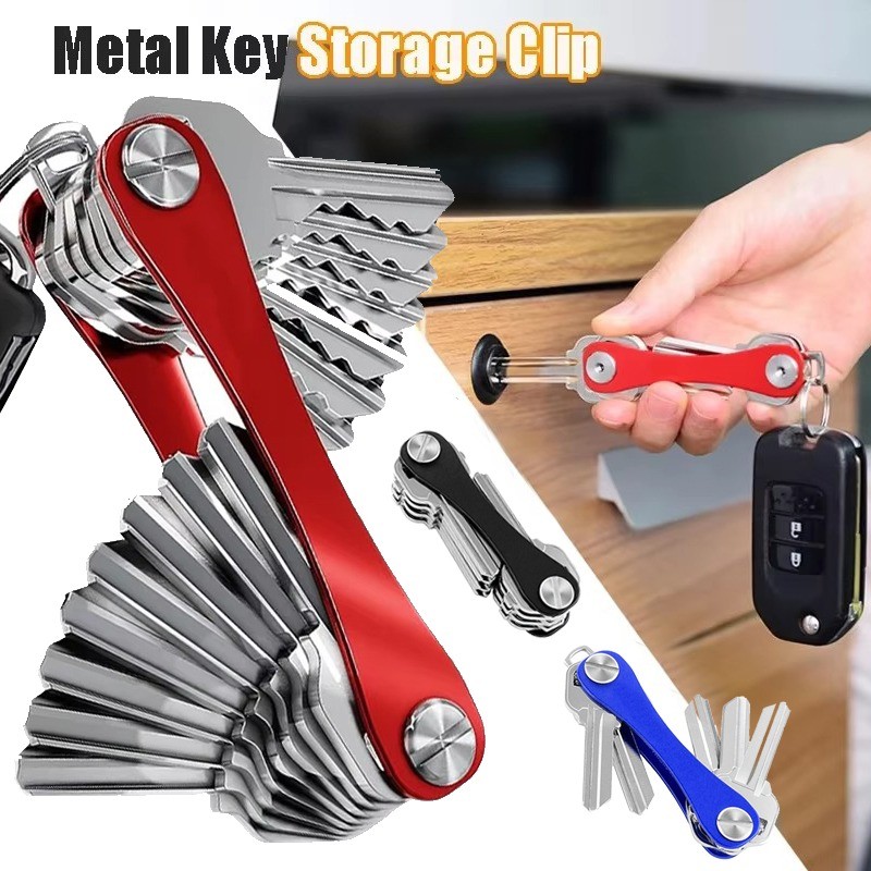 Simple Metal Key Expansion Clip Anti-loss Key Storage Clip Business ...
