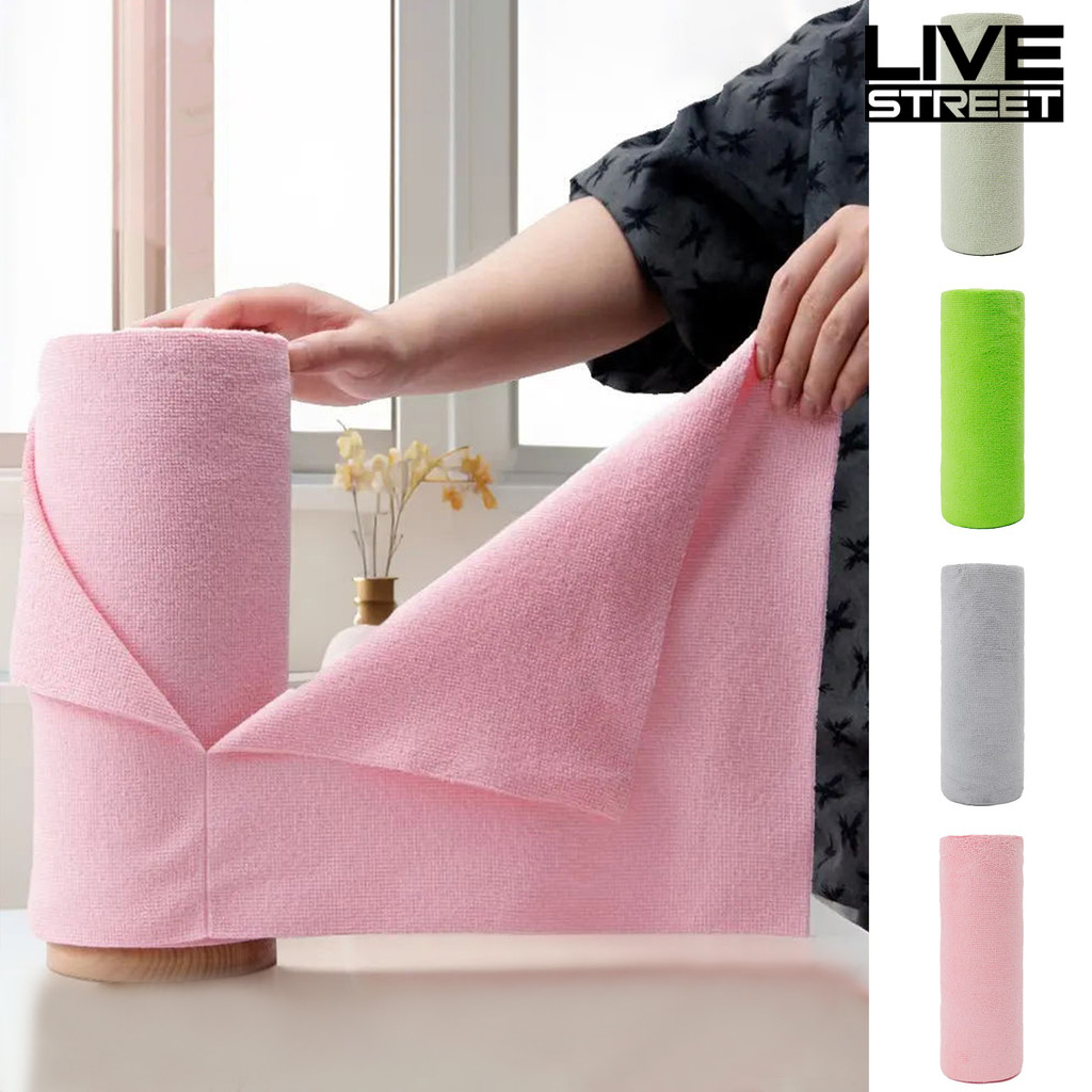 Disposable Dish Cloths Disposable Cleaning Towels Kitchen Roll Kitchen Cloth Roll Reusable Cleaning Cloths Easy Cleaning Wipes Washable Kitchen Paper - View #5