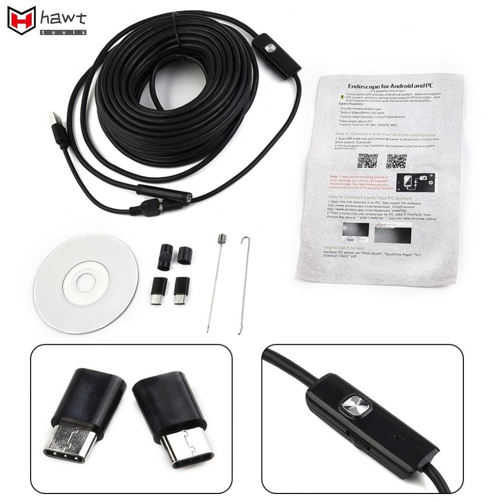 Pipe Inspection Camera Micro USB YPC-001-15M Equipment Replacement 15m ...