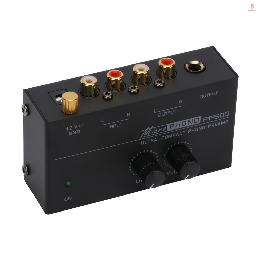 Ultra-compact Phono Preamp Preamplifier with Level & Volume Controls ...