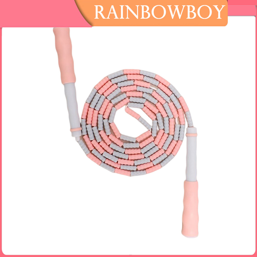 Beaded Jump Rope Adjustable Indoor Outdoor Fitness Sports Gym Home ...