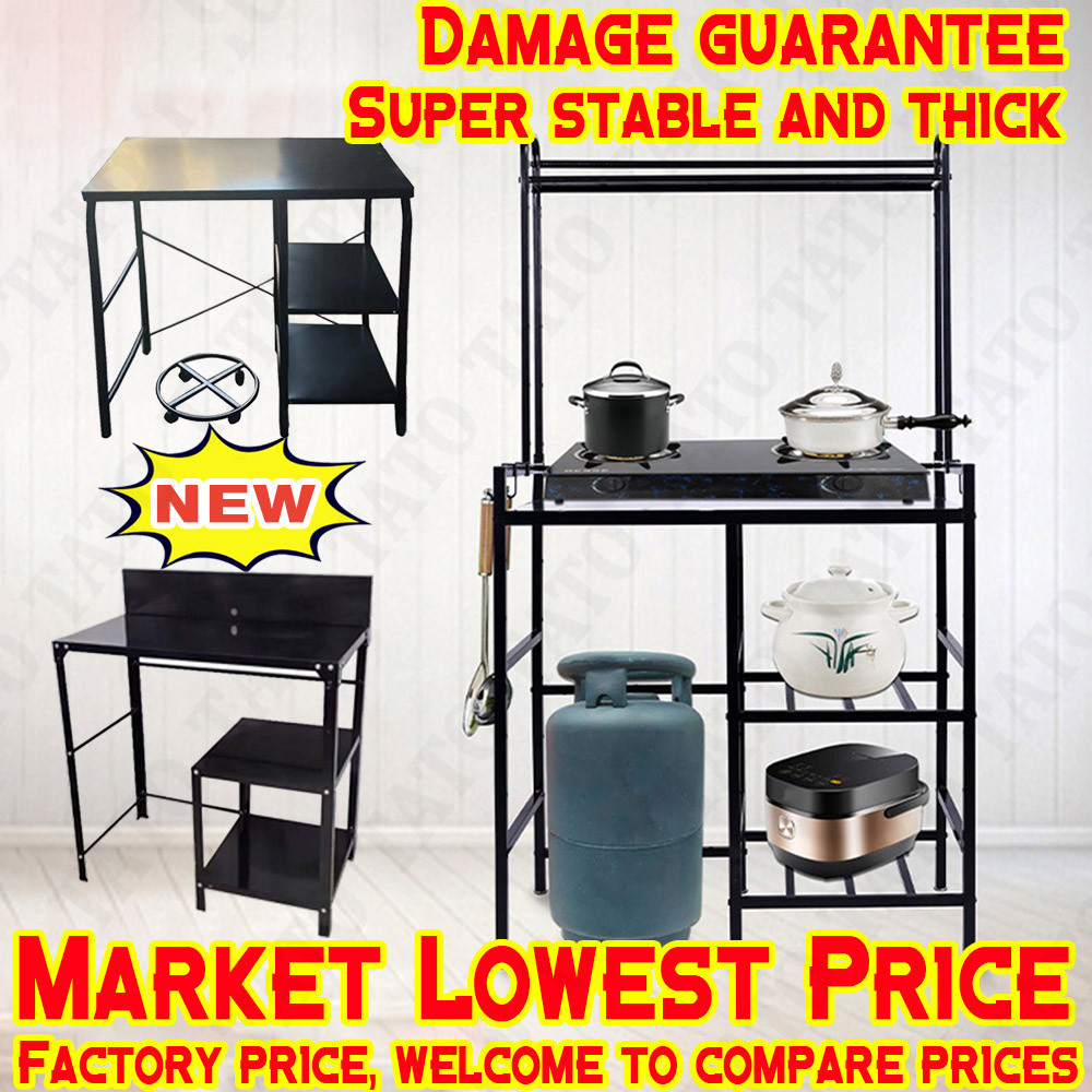 Gas Stove Stand Stove Rack Kitchen Heavy Duty Organizer Metal Burner ...