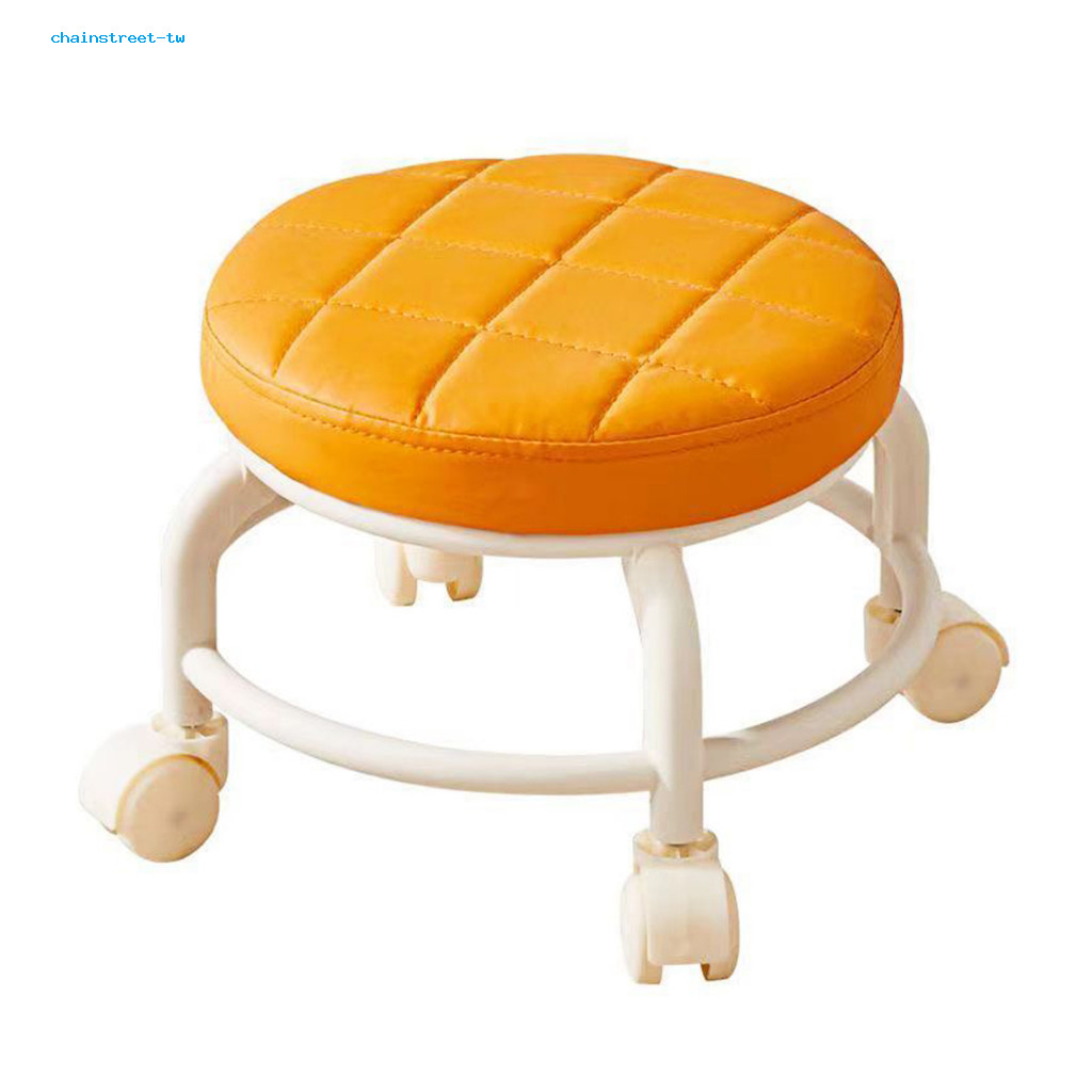 Low Rolling Stool Rotating Low Stool 360° Swivel Rolling Stool with ...